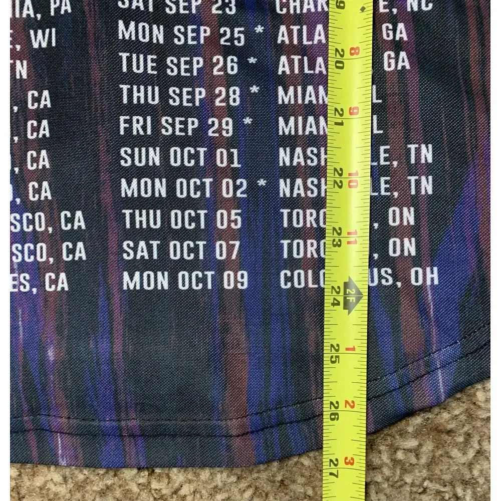 Drake 21 Savage It's All A Blur Tour Baseball Jersey Small Button Up‎ Hip Hop
